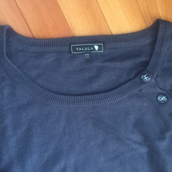 Talula Charcoal Grey Tunic Sweater - Picture 4 of 5